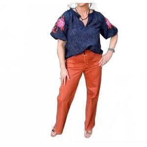 NEW VOY tina blouse in blue